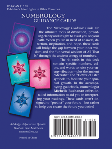 Numerology Guidance Cards and the Law of Attraction